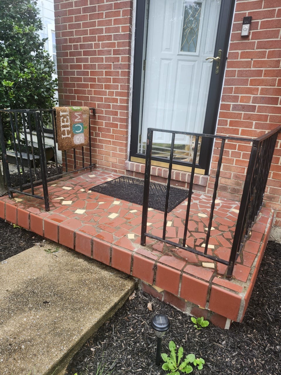 Front porch before renovation