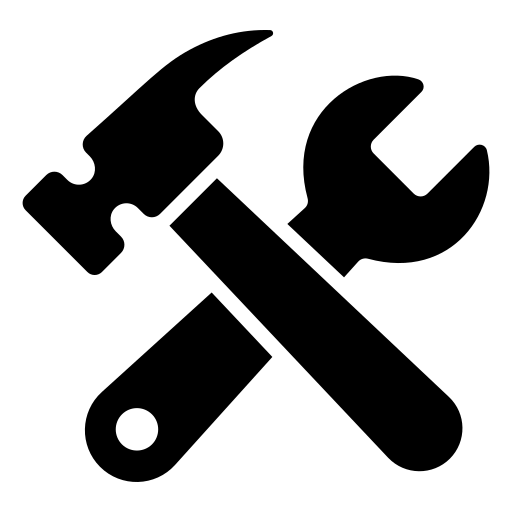 Icon placeholder: work begins